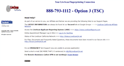 Desktop Screenshot of help.livescanca.net