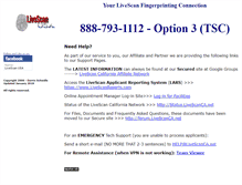 Tablet Screenshot of help.livescanca.net